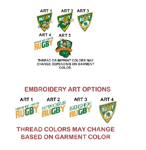 GB YOUTH RUGBY/ LEPRECHAUN RUGBY - Team Pride