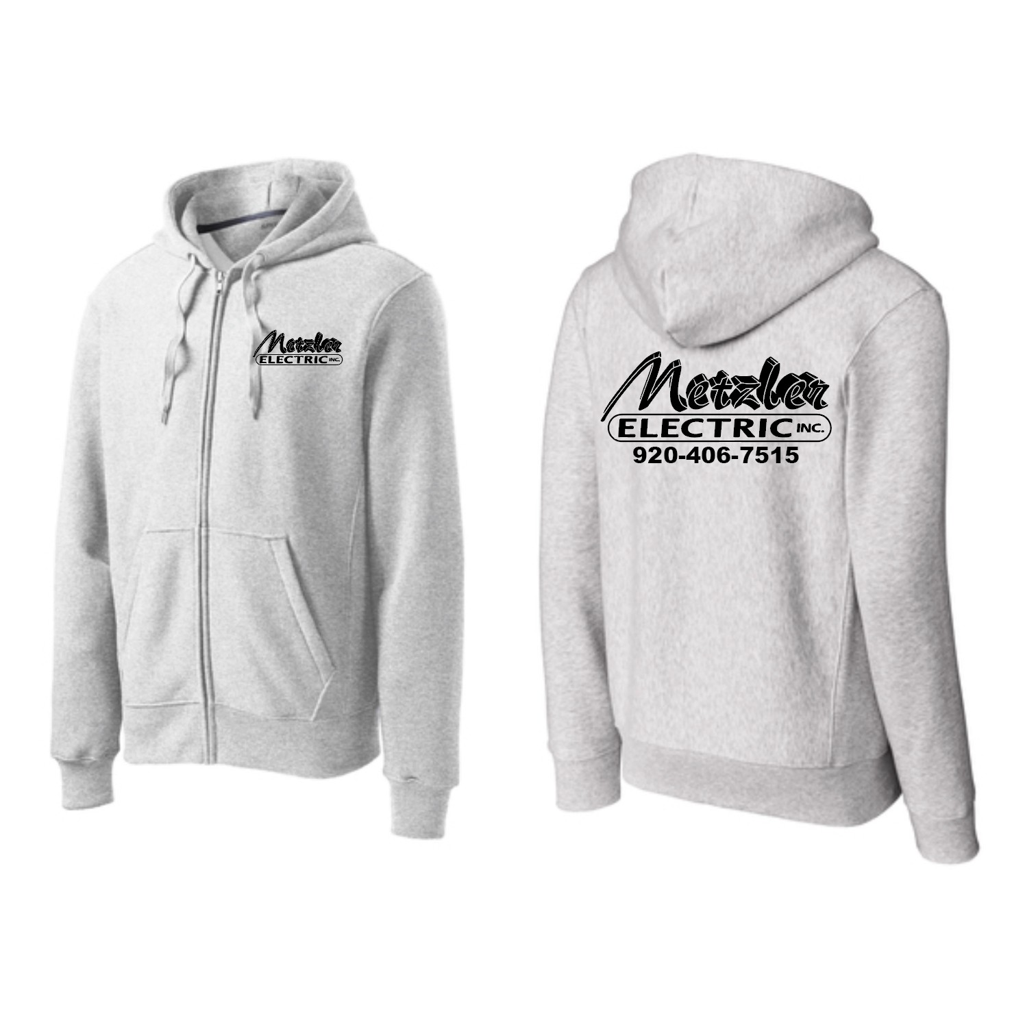 F282 Sport Tek Super Heavyweight Full Zip Hooded Sweatshirt