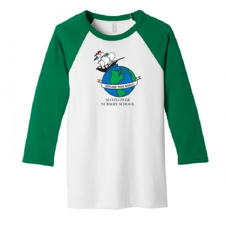 BC3200  BELLA+CANVAS ® Unisex 3/4-Sleeve Baseball Tee