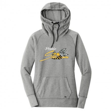 LNEA510  New Era® Ladies Tri-Blend Fleece Pullover Hoodie