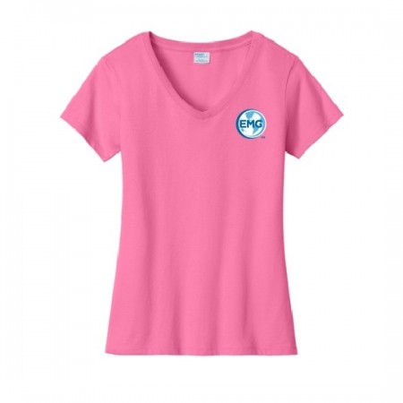 LPC450V WOMENS  Port & Co™  Fan Favorite™ V-Neck Tee