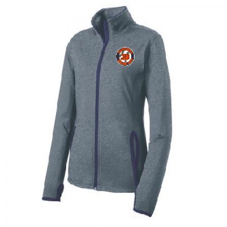 Sport-Tek® Ladies Sport-Wick® Stretch Contrast Full-Zip Jacket