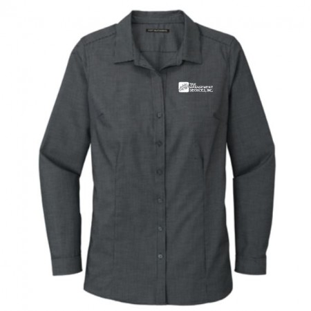 LW645  Port Authority ® Ladies Pincheck Easy Care Shirt