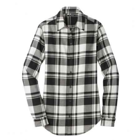 LW668 WOMEN'S Port Authority® Plaid Flannel Tunic