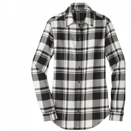 LW668  Port Authority® Women's Plaid Flannel Tunic