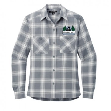LW669  Port Authority® Ladies Plaid Flannel Shirt