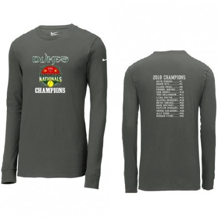 NKBQ5232  MEN'S Nike Core Cotton Long Sleeve Tee