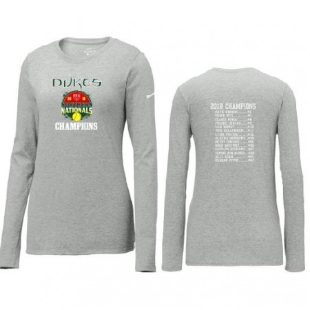 NKCD7300  Nike Ladies Core Cotton Long Sleeve Tee
