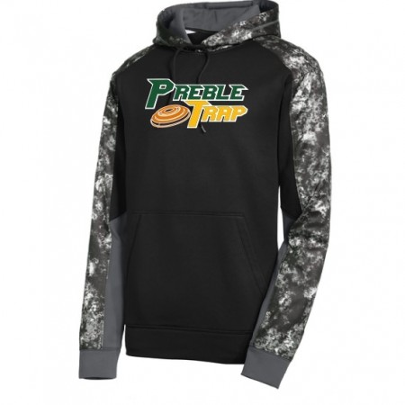 ST231  Sport-Tek® Sport-Wick® Mineral Freeze Fleece Colorblock Hooded Pullover