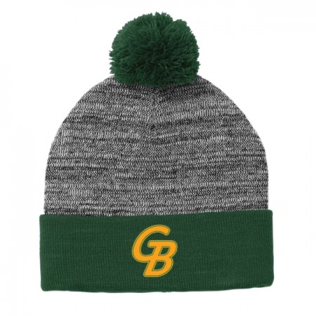 STC41  Sport-Tek ® Heather Pom Pom Beanie