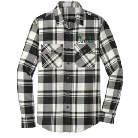 W668  Port Authority® Plaid Flannel Shirt