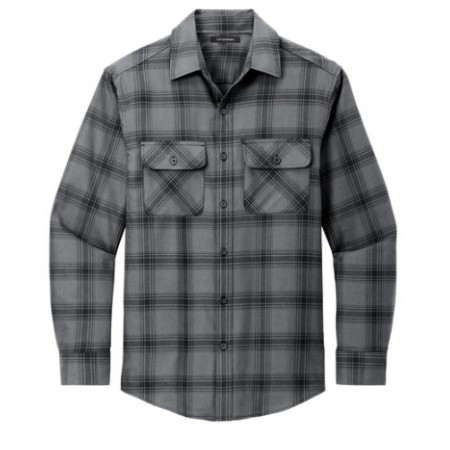 GREY/BLACK OPEN PLAID
