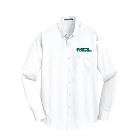 Ts663 Men S Tall Port Authority Superpro Twill Shirt Mcl
