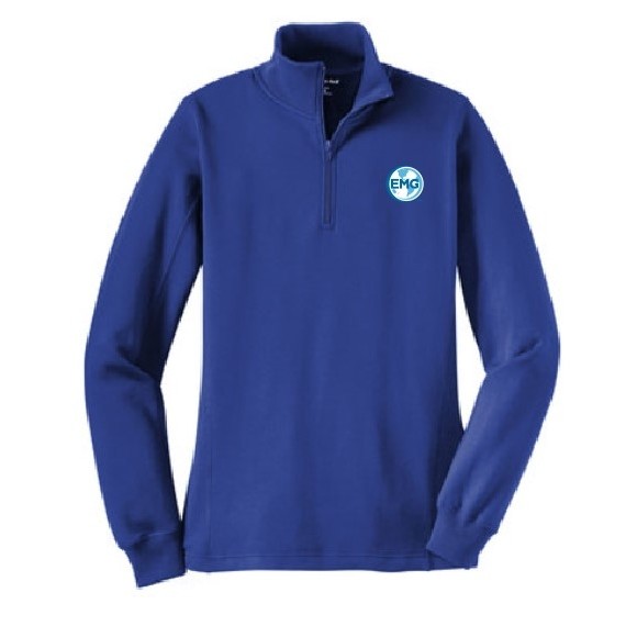 LST253 Sport Tek Ladies 1 4 Zip Sweatshirt