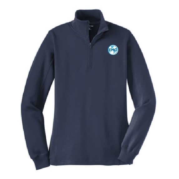 LST253 Sport Tek Ladies 1 4 Zip Sweatshirt
