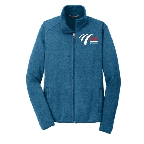 Port authority sweater fleece jacket best sale