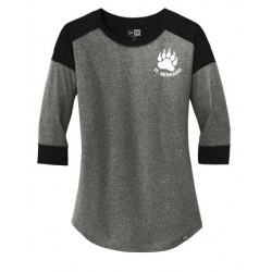 LNEA104  New Era® Ladies Heritage Blend 3/4-Sleeve Baseball Raglan Tee