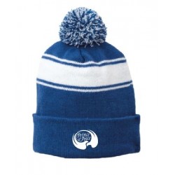 STC28  Sport-Tek® Stripe Pom Pom Beanie