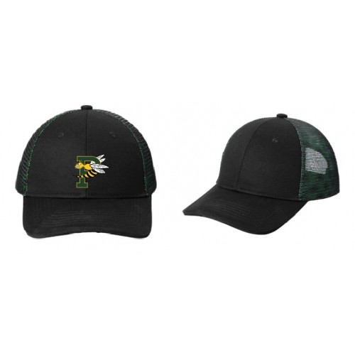 C818  Port Authority® Double Mesh Snapback Sandwich Bill Cap