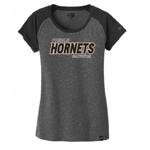 LNEA107  New Era® Ladies Heritage Blend Varsity Tee