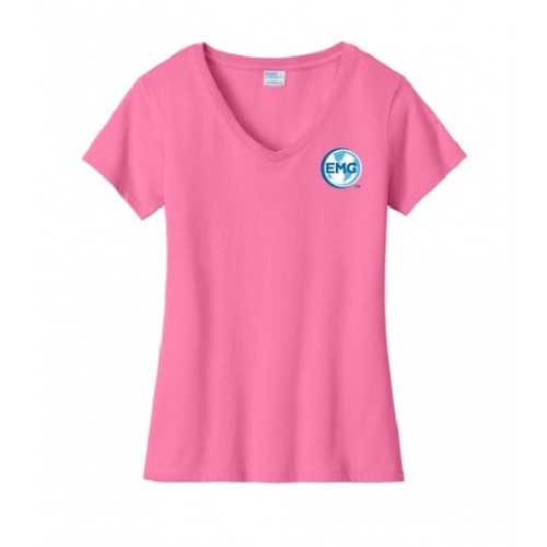 LPC450V WOMENS  Port & Co™  Fan Favorite™ V-Neck Tee
