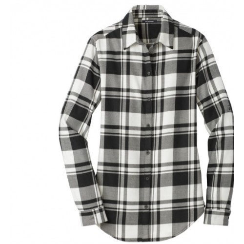 LW668  Port Authority® Women's Plaid Flannel Tunic