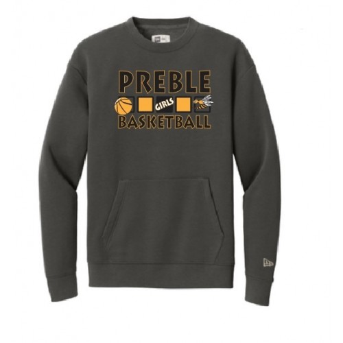 NEA527  New Era ® Heritage Fleece Pocket Crew