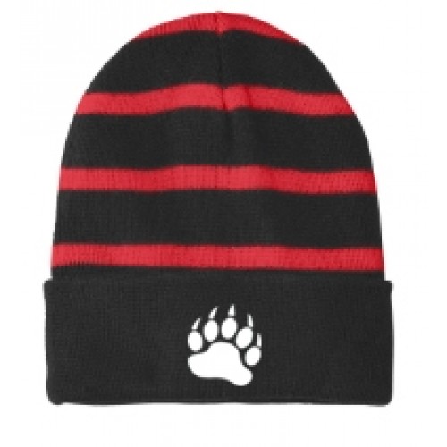 STC31  Sport-Tek® Striped Beanie with Solid Band