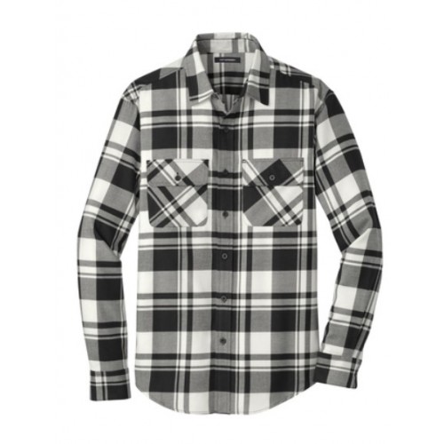 W668 MEN'S Port Authority® Plaid Flannel Shirt