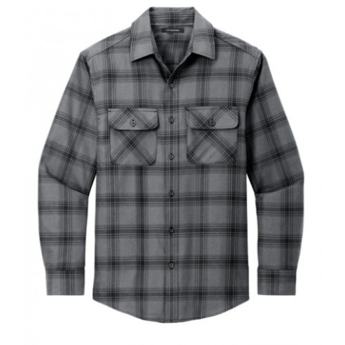 GREY/BLACK OPEN PLAID