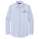 WHITE/NEWPORT BLUE GRID CHECK