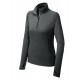 LST850 WOMEN'S Sport-Tek®  Sport-Wick® Stretch 1/4-Zip Pullover EMBROIDERED